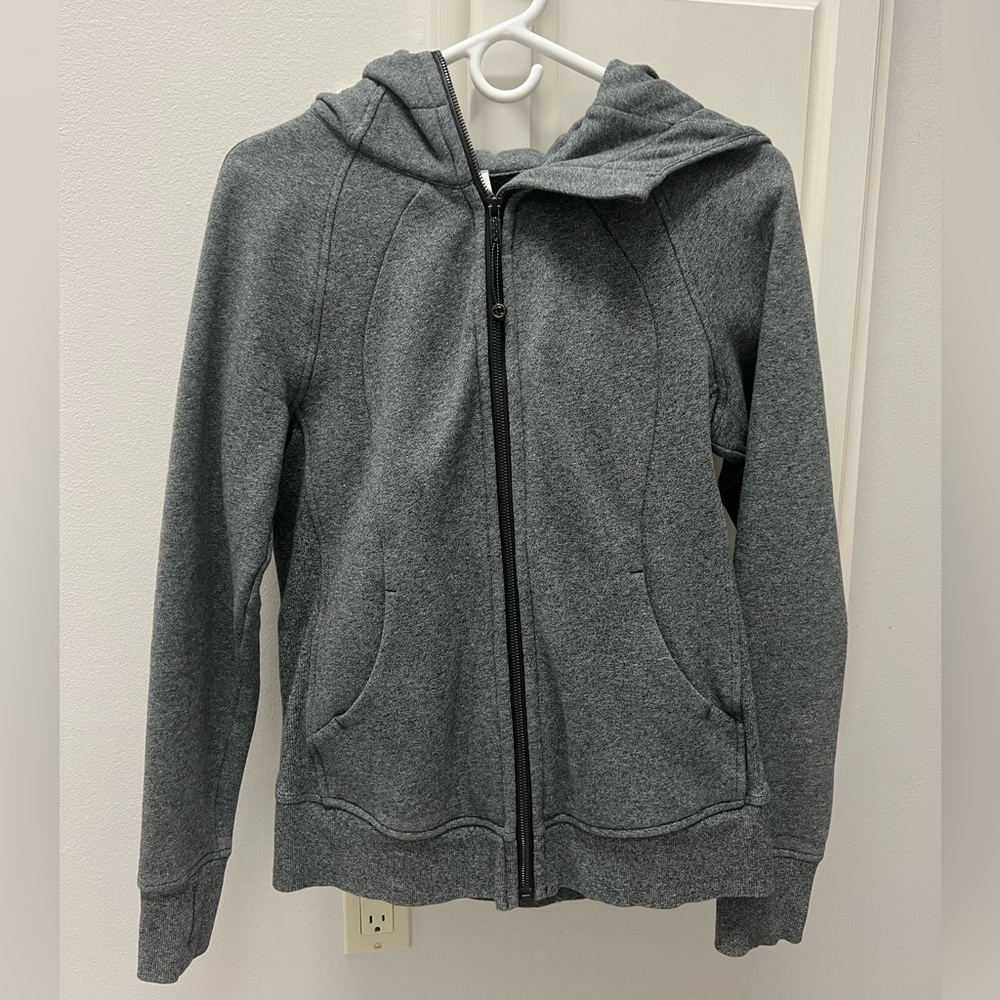 Lululemon Women’s Scuba Hoodie Jacket Size 8 Gray